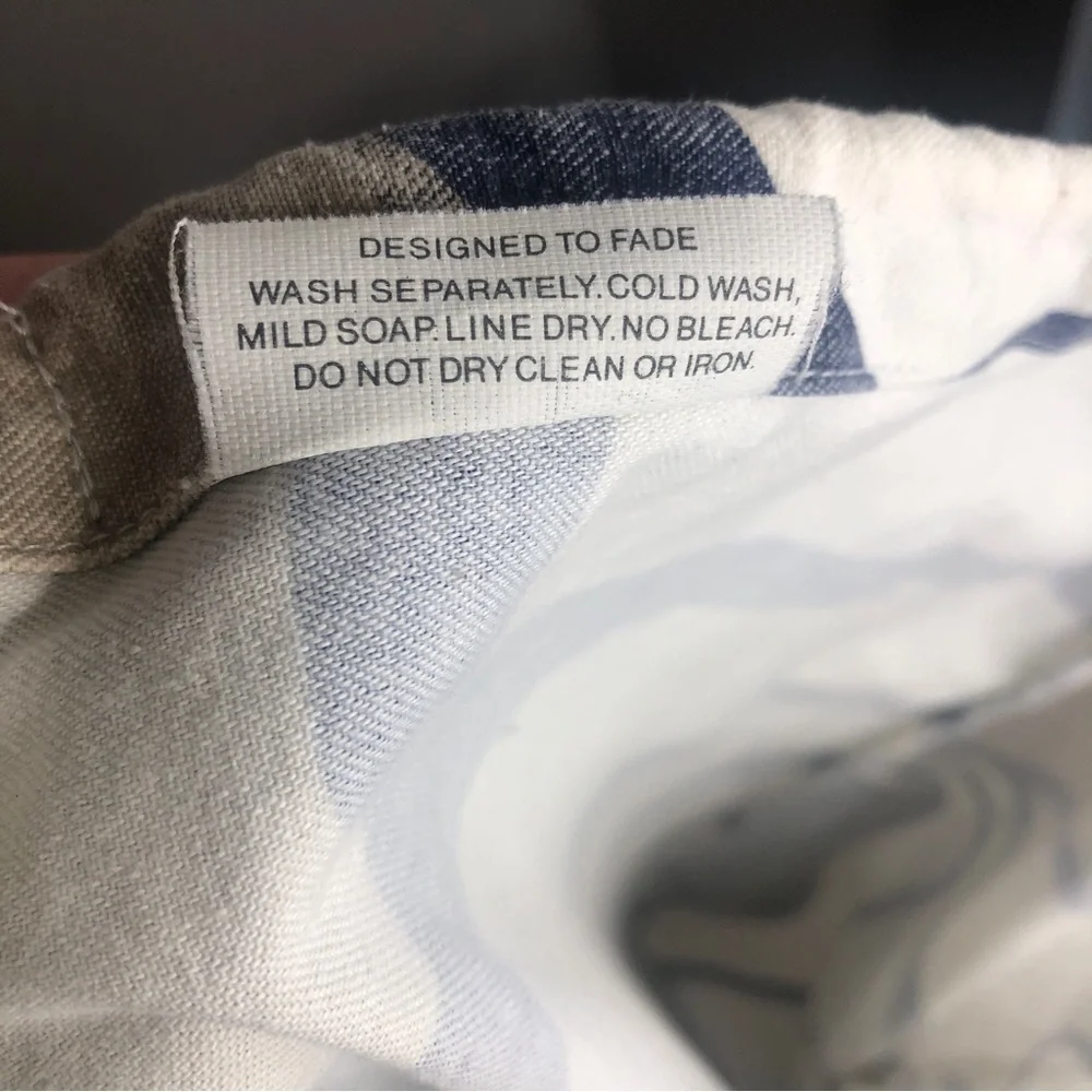 Michigan Rag Co Shell Print Drawstring Skirt RARE X10 - Picture 6 of 7